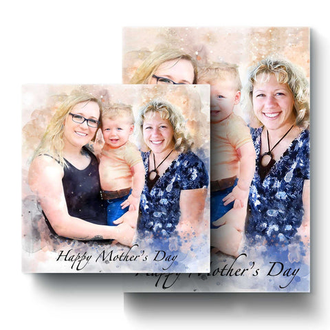 Mothers Day Presents | Custom Paintings from Photo on Canvas - FromPicToArt