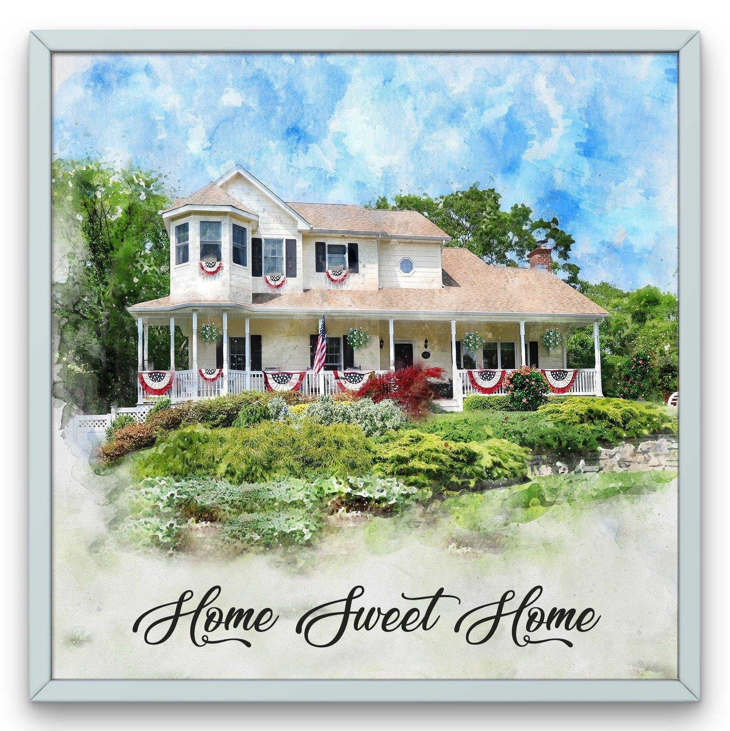 Order Your Custom House Painting in 5 Minutes. Follow the EASY Steps below - FromPicToArt