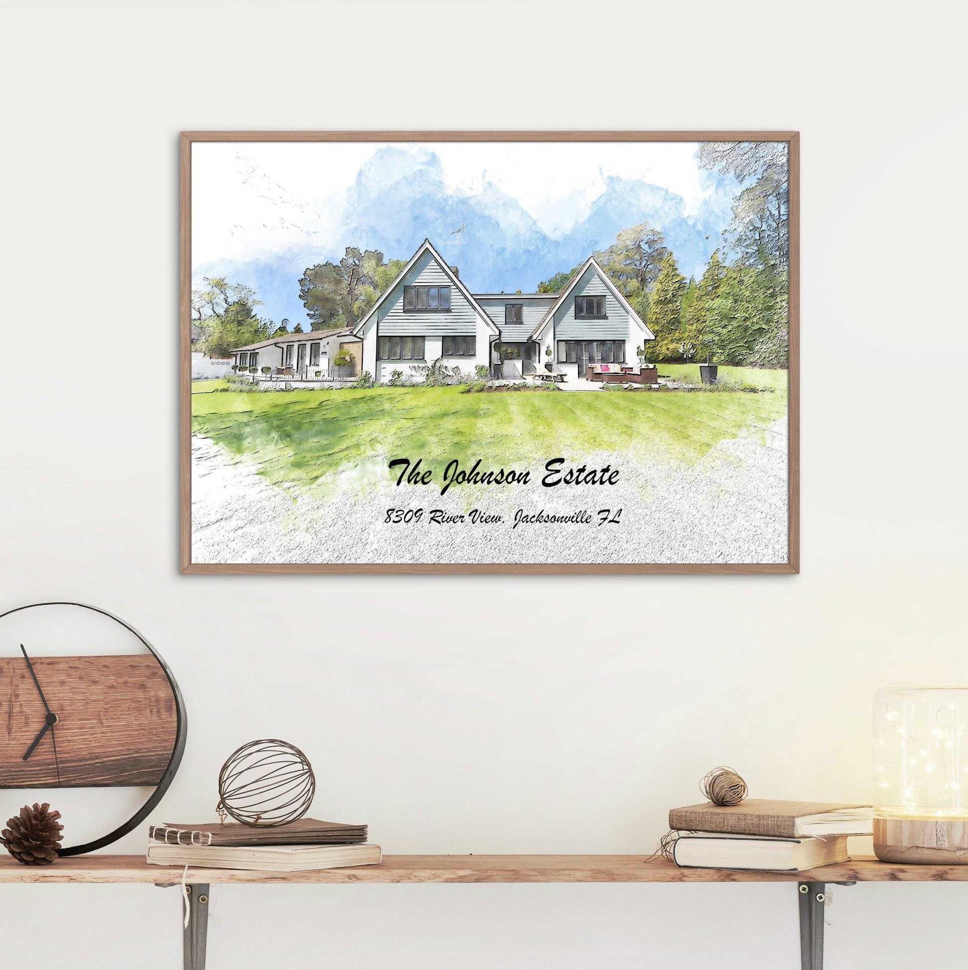 Order Your Custom House Painting in 5 Minutes. Follow the EASY Steps below - FromPicToArt