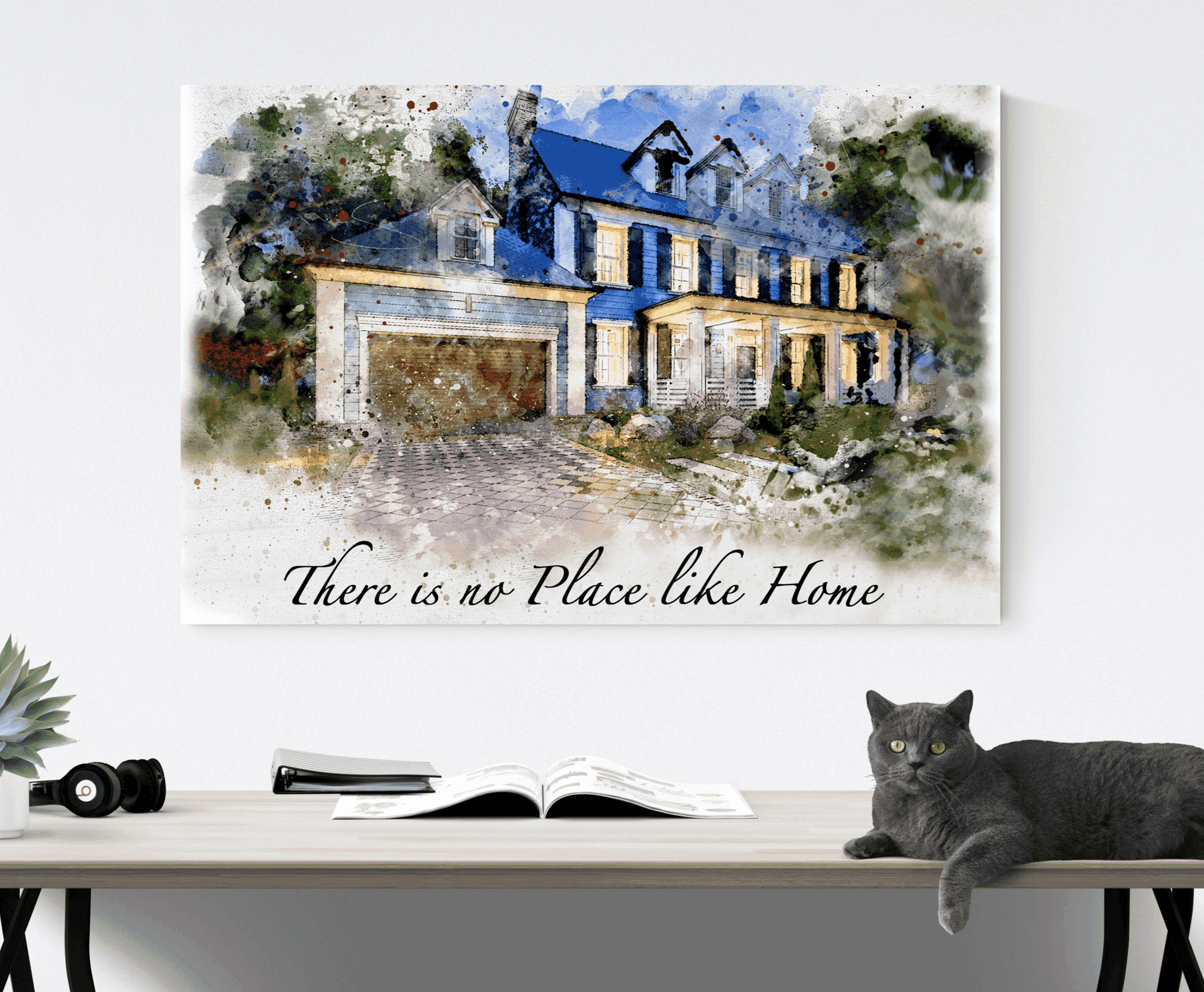 Order Your Custom House Painting in 5 Minutes. Follow the EASY Steps below - FromPicToArt