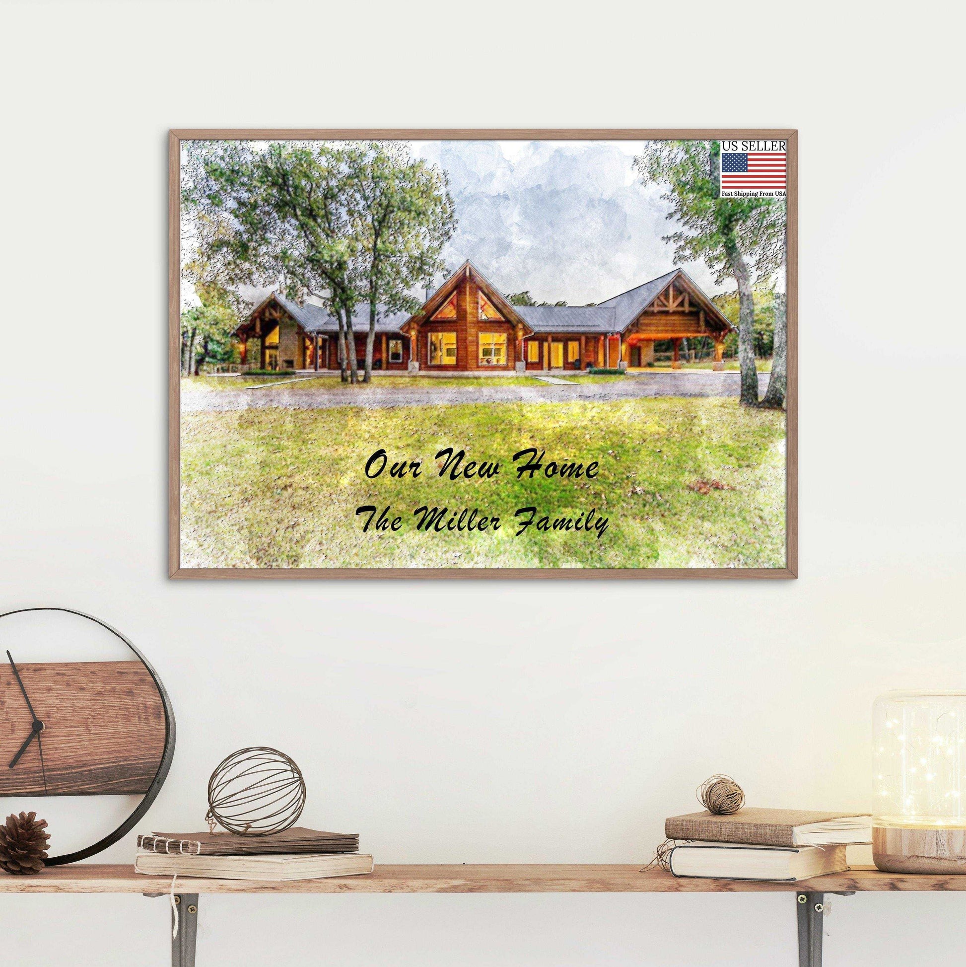 Order Your Custom House Painting in 5 Minutes. Follow the EASY Steps below - FromPicToArt