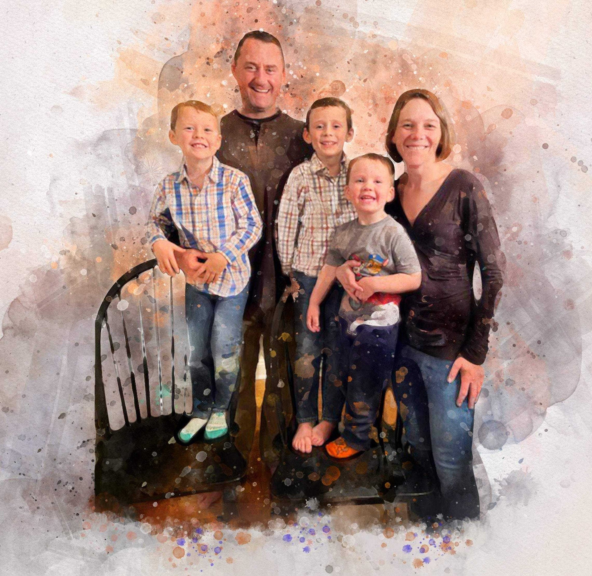 Order Your Custom Painting from Photo in 5 Minutes. Follow the EASY Steps below - FromPicToArt