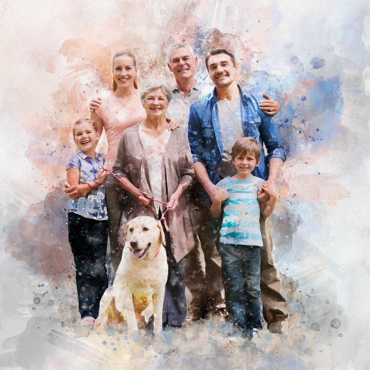 Painting Images | Custom Portrait Painting from Photo - FromPicToArt