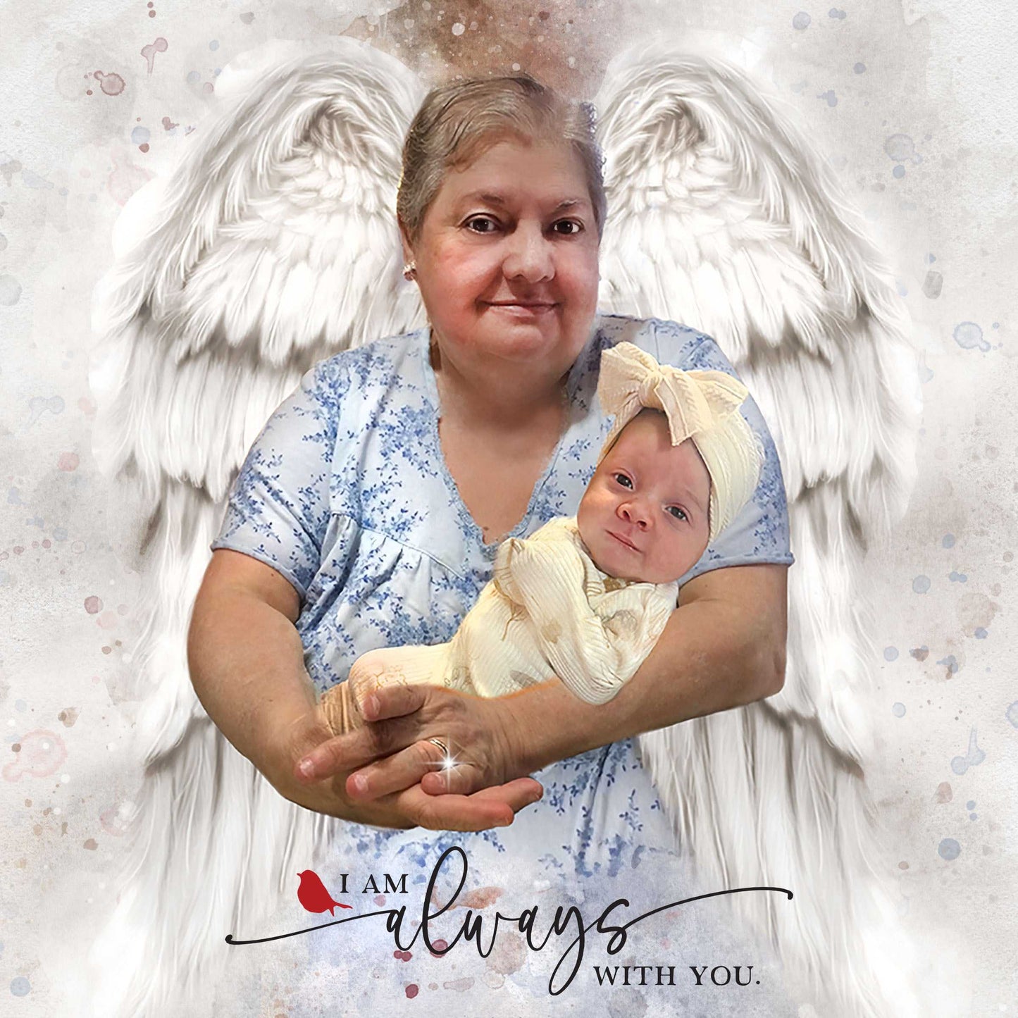Painting of Loved Ones | Custom Portraits from Photo | Wall Art - FromPicToArt