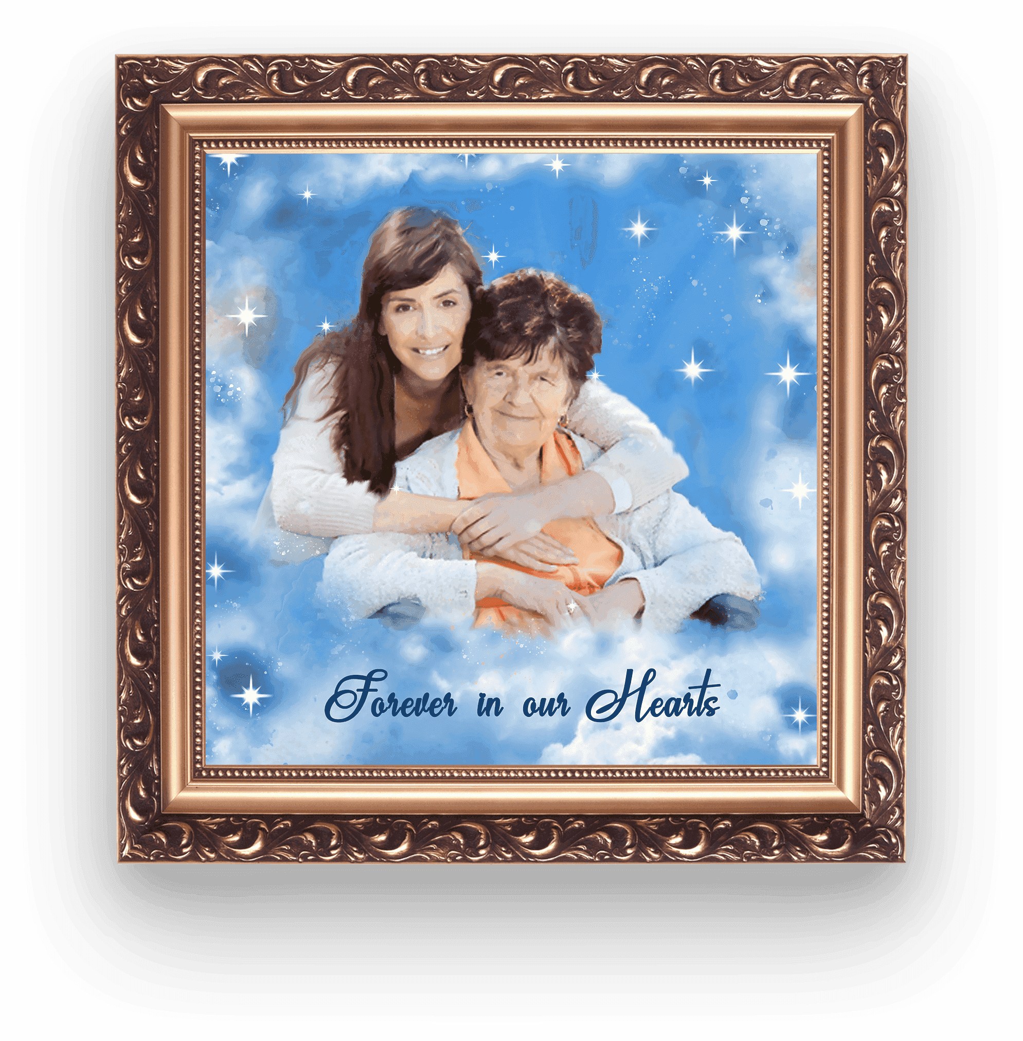 Painting of Loved Ones | Custom Portraits from Photo | Wall Art - FromPicToArt