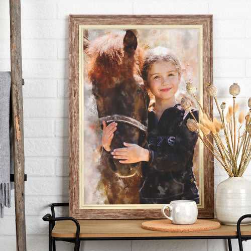 Personalized Birthday Gift | Custom Painting from Photo - FromPicToArt