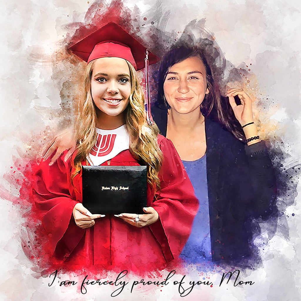 Personalized Graduation Gifts for Her 🎁 University Graduation Gifts for Her | College Graduation Gifts from Parents - FromPicToArt