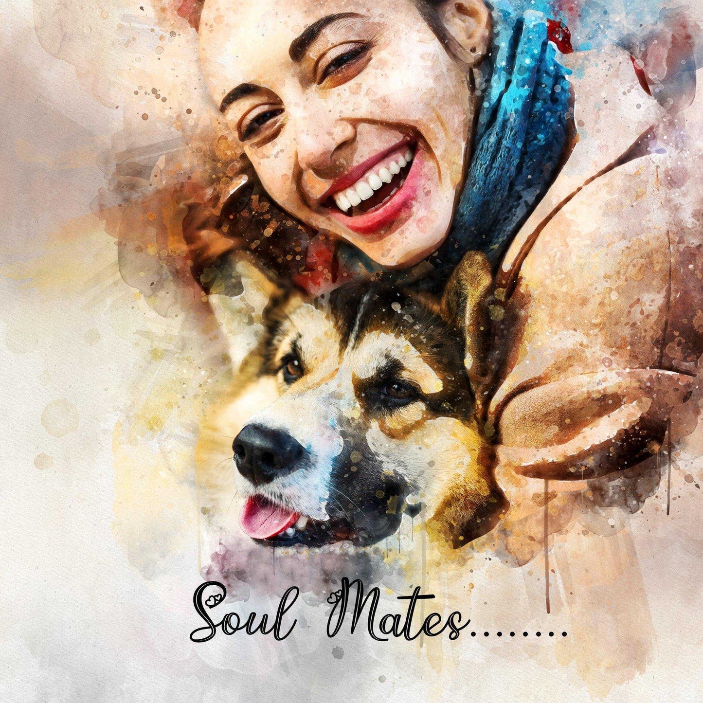 Personalized Pet Memorial Gifts, Pet Portrait From Photo, Personalized Pet Remembrance - FromPicToArt