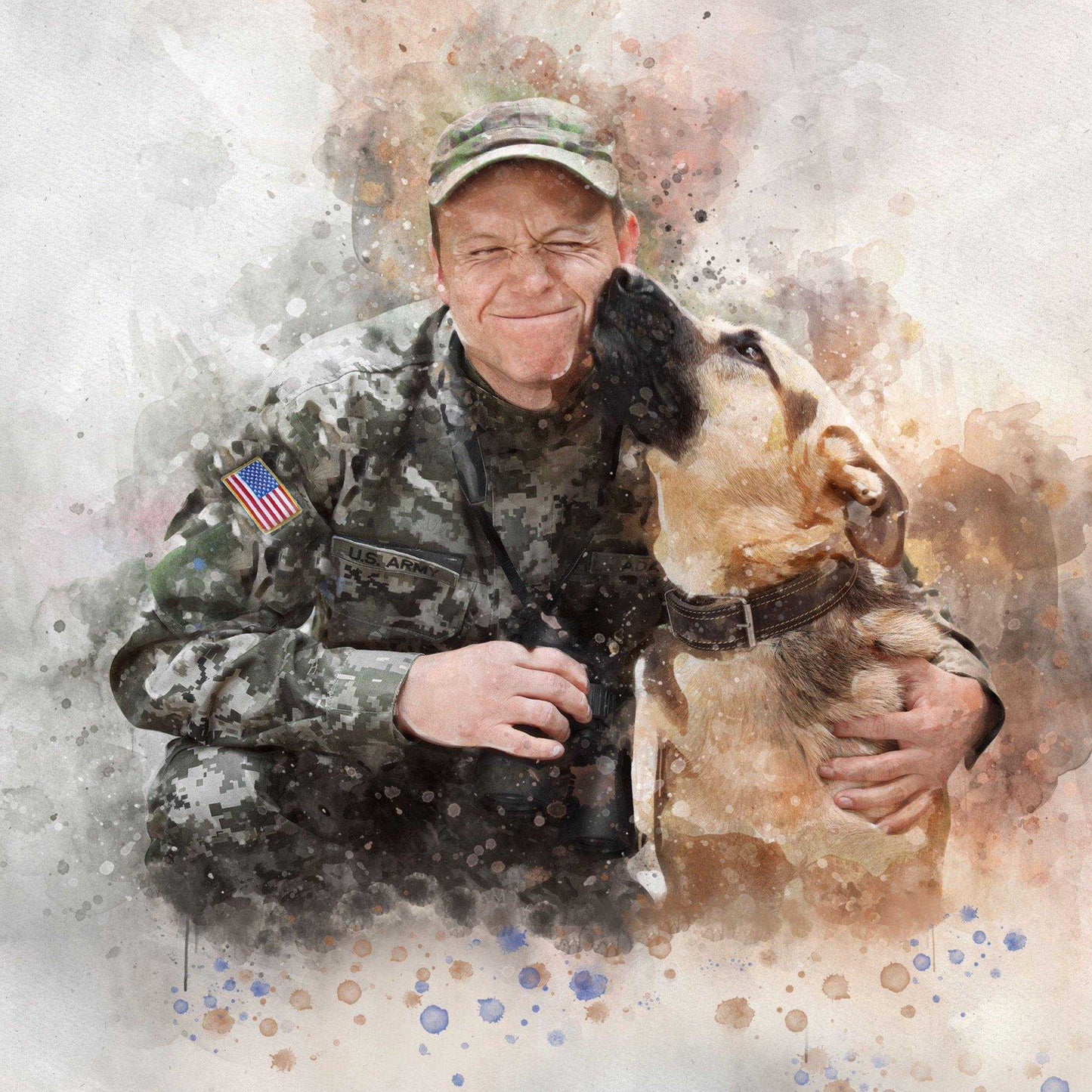 Personalized Pet Memorial Gifts, Pet Portrait From Photo, Personalized Pet Remembrance - FromPicToArt