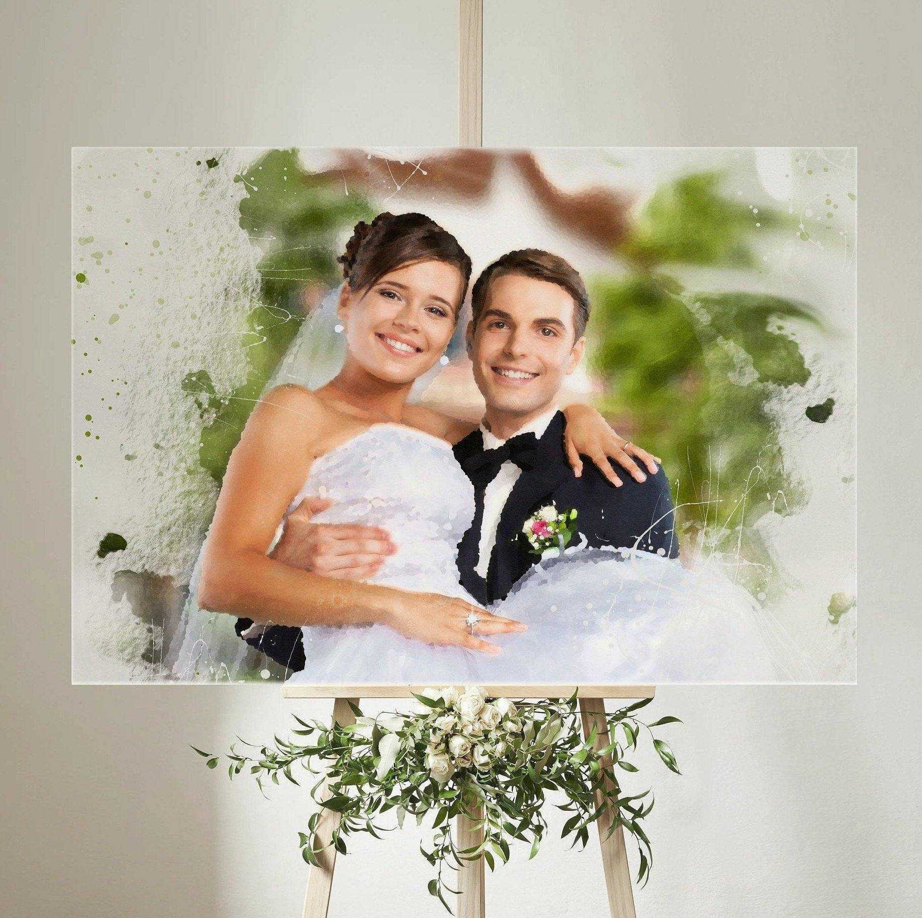 Picture to Painting, Custom Painting, Family Portrait Painting from Photo - FromPicToArt