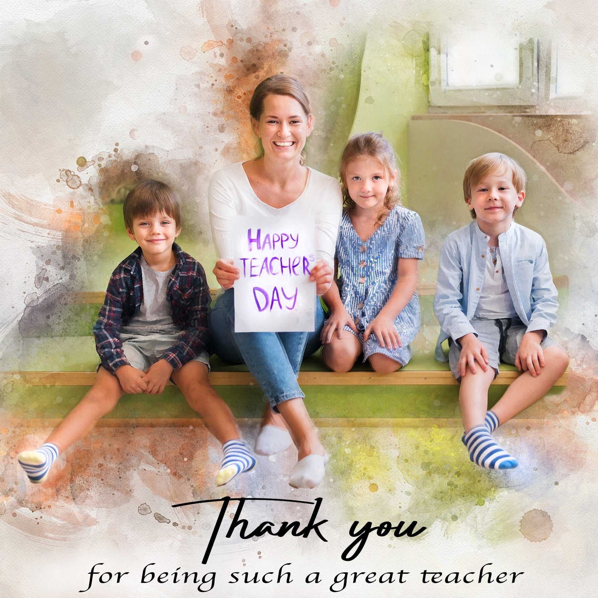 Teacher appreciation Day Gifts for your Teacher Appreciation Weeks Teacher Christmas Gift Good Teacher Gifts - FromPicToArt