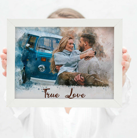 Turn Photo into Painting | Personalized Family Painting from Photo - FromPicToArt