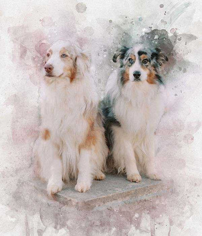 Unique Pet Canvas | Custom Pet Paintings on Canvas | Personalized Pet Portraits - FromPicToArt