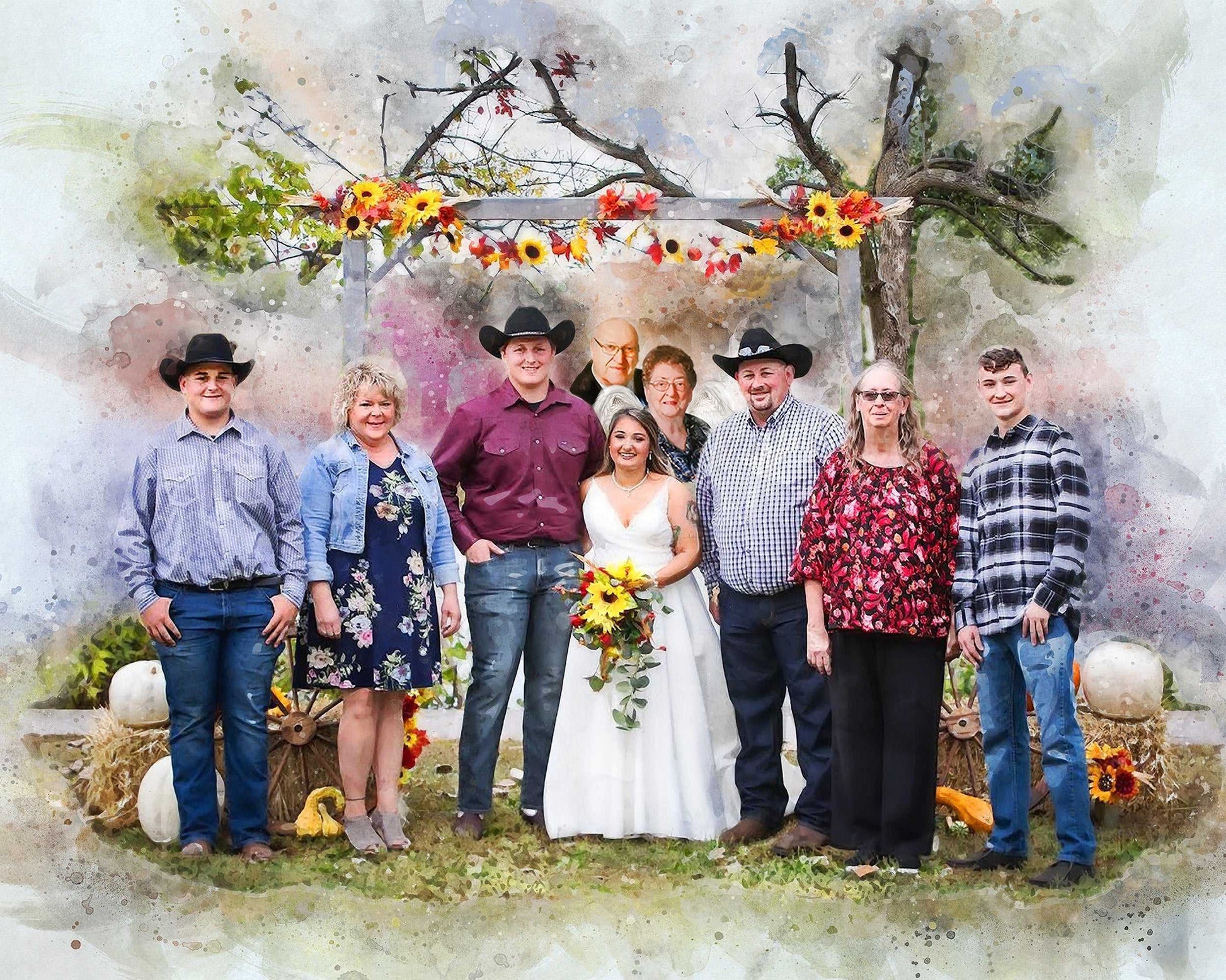 Unique Wedding Gifts for Couples | Custom Portrait Paintings | Pictures to Paint - FromPicToArt