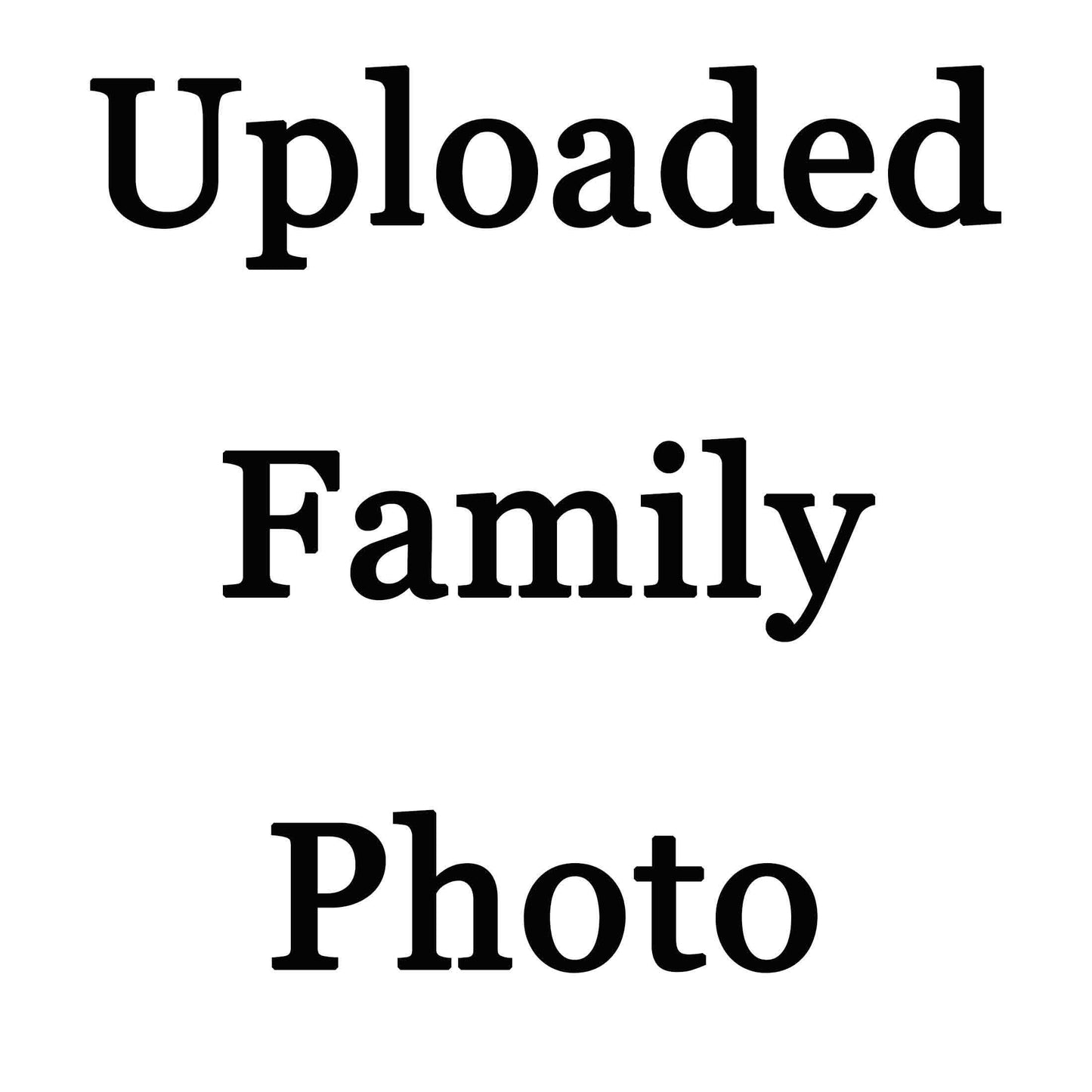 Upload Photo of your Family - FromPicToArt