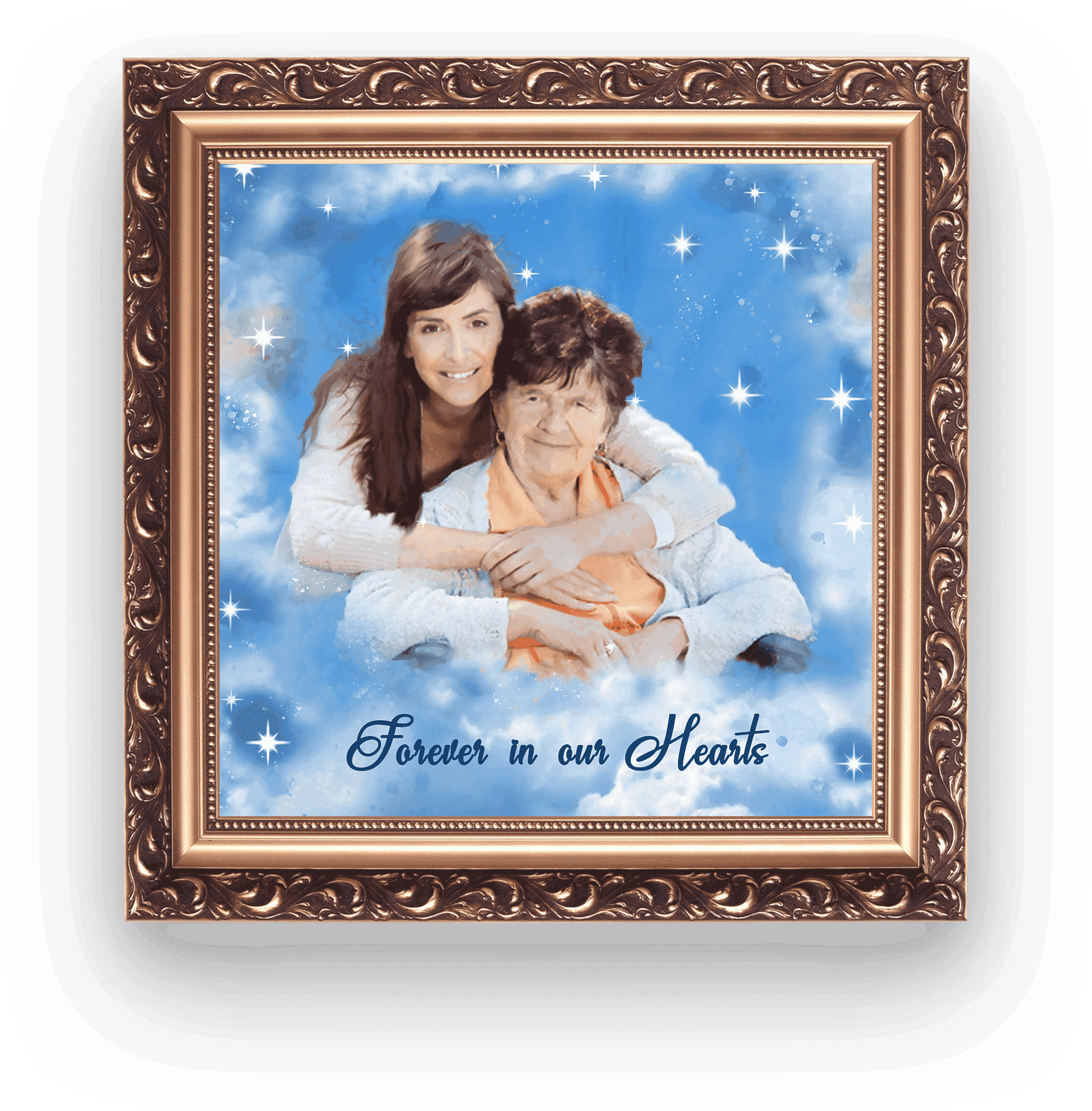 We Paint Your Life on Canvas, Custom Family Painting, Personalized Family Portrait Painting on Canvas - FromPicToArt