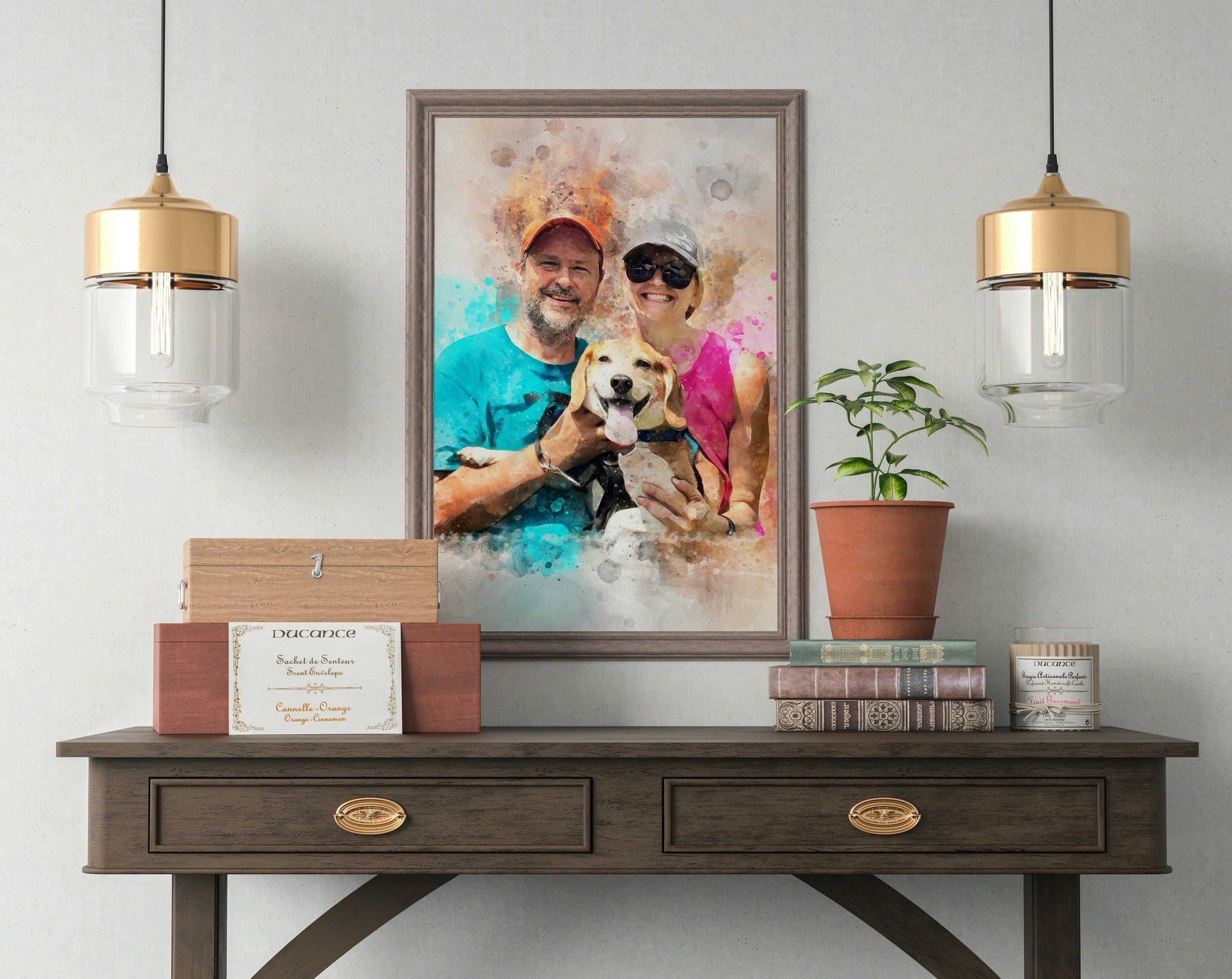 We Paint Your Life on Canvas, Custom Family Painting, Personalized Family Portrait Painting on Canvas - FromPicToArt