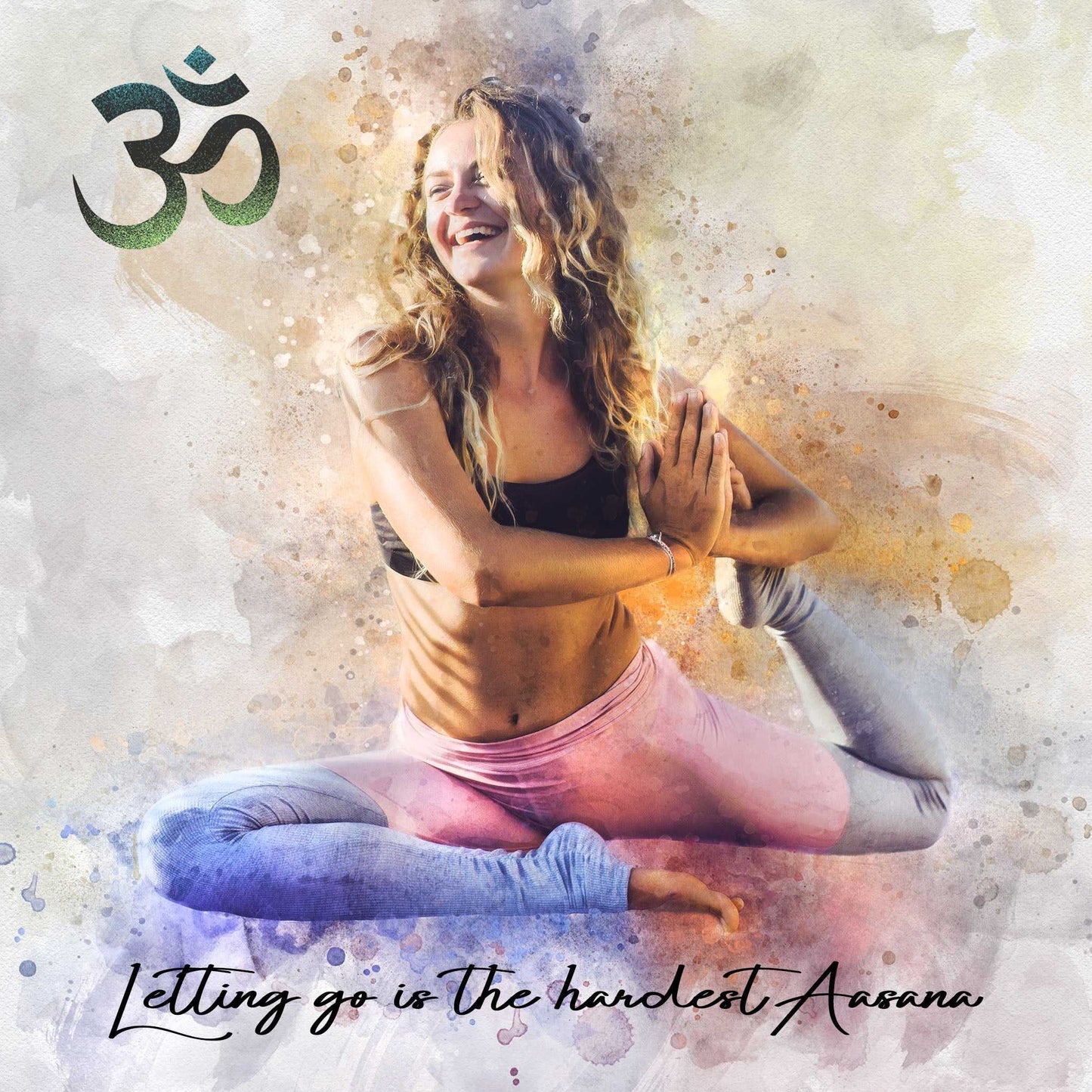 Yoga Gift Idea | YOGA GIFT | Gifts for Yoga Lovers | Yoga Artwork | Gift for Yoga Teacher |Yoga Wall Art - FromPicToArt