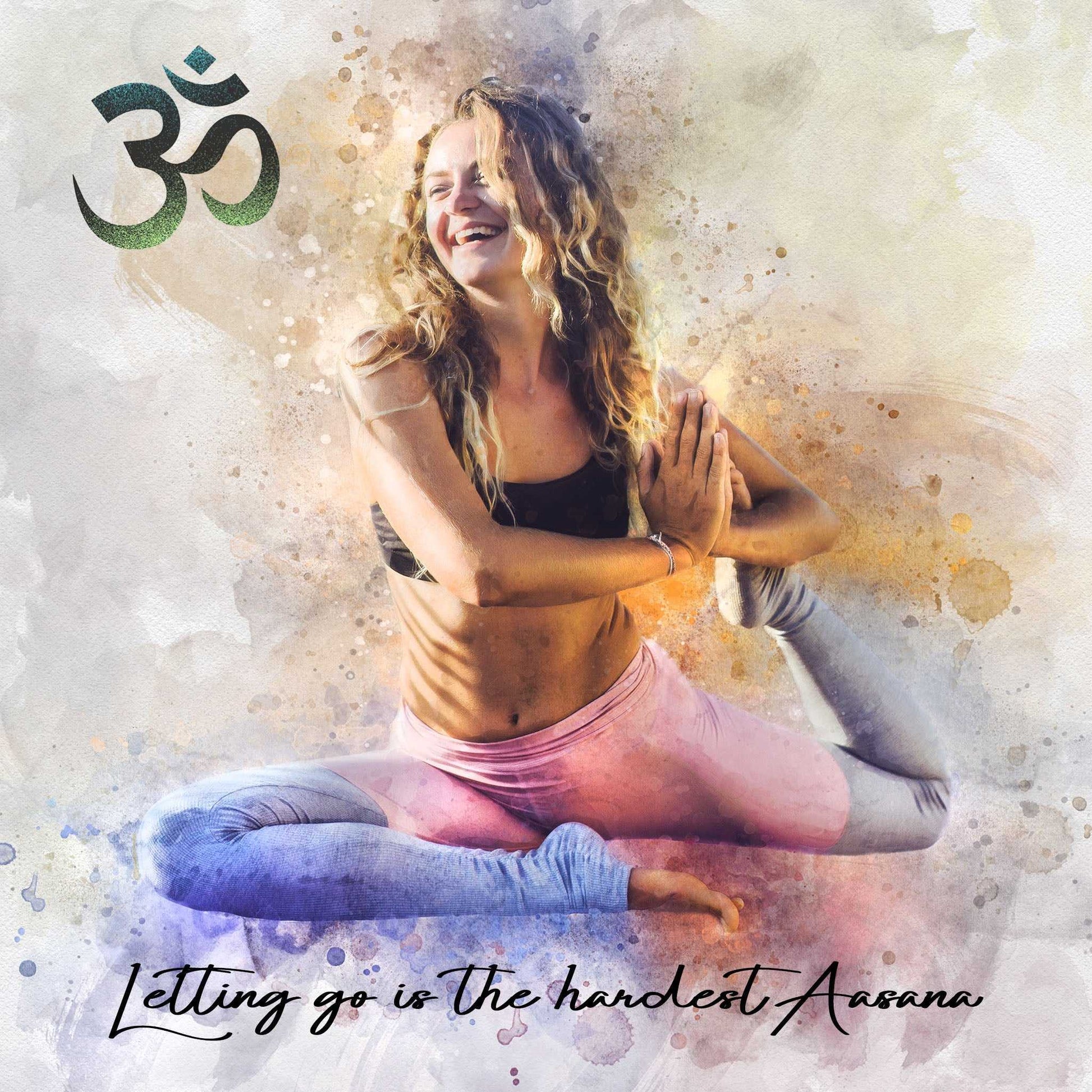 Yoga Gift Idea | YOGA GIFT | Gifts for Yoga Lovers | Yoga Artwork | Gift for Yoga Teacher |Yoga Wall Art - FromPicToArt