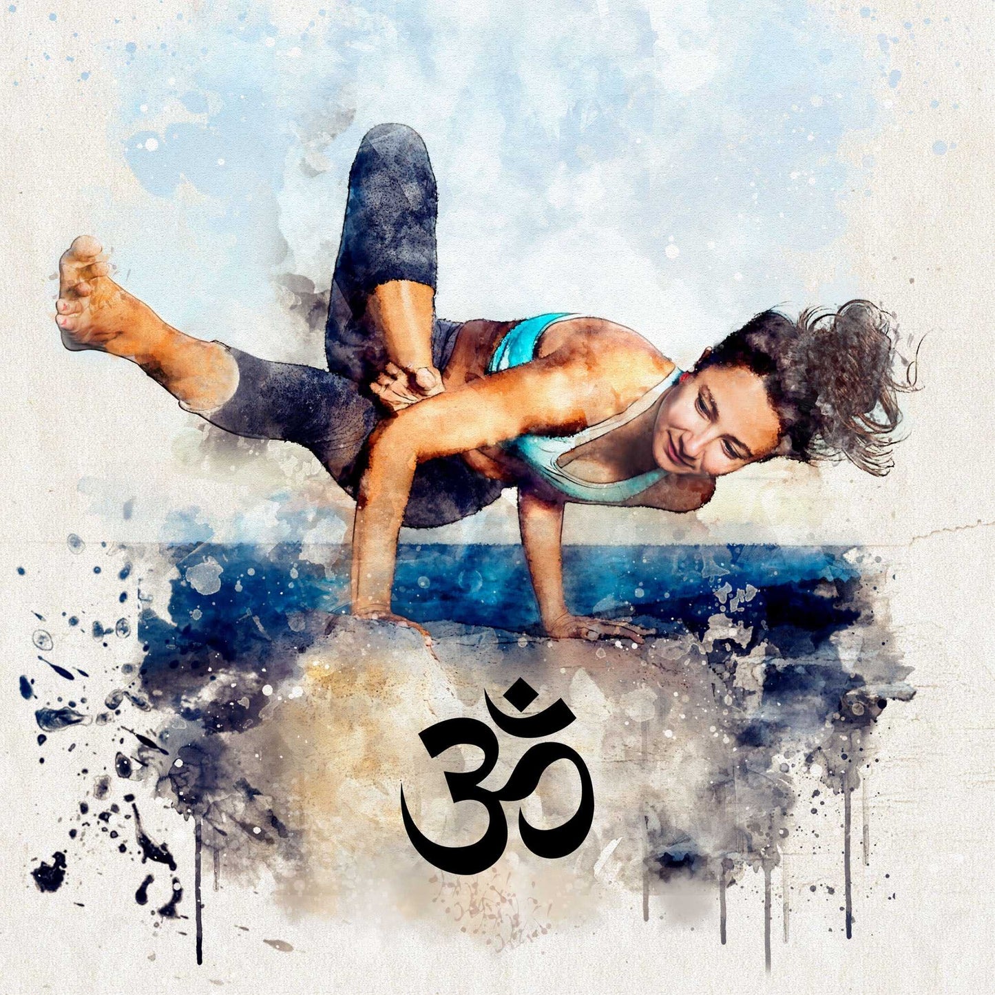 Yoga Gift Idea | YOGA GIFT | Gifts for Yoga Lovers | Yoga Artwork | Gift for Yoga Teacher |Yoga Wall Art - FromPicToArt