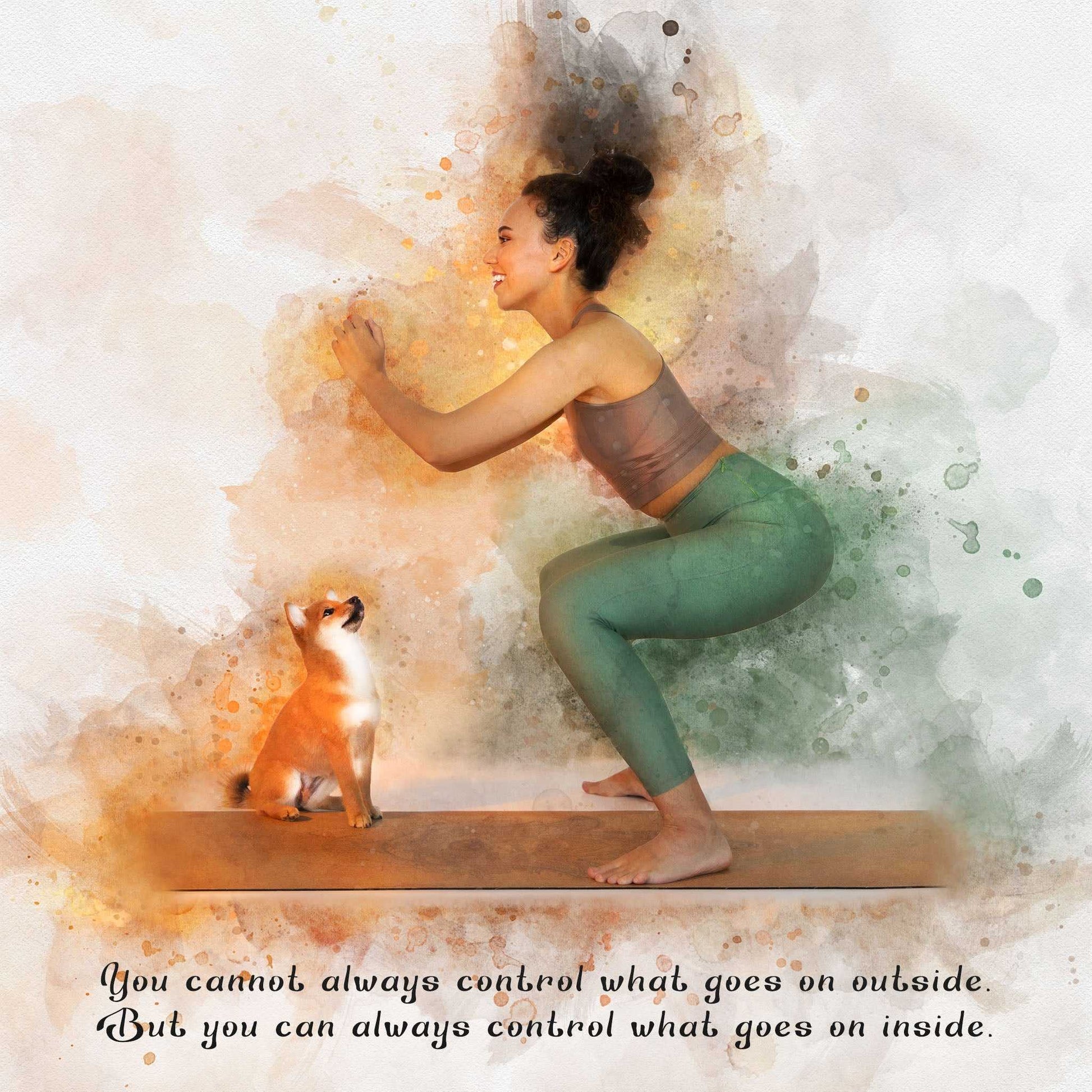 Yoga Gift Idea | YOGA GIFT | Gifts for Yoga Lovers | Yoga Artwork | Gift for Yoga Teacher |Yoga Wall Art - FromPicToArt